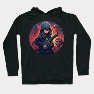 Greasy Fighting Zombiez Hoodie